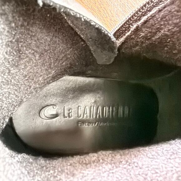 La Canadienne Stevie Leather Knee High Boot Black size 7.5 - Picture 7 of 8